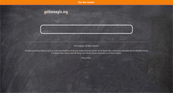 Desktop Screenshot of goldeneagle.org